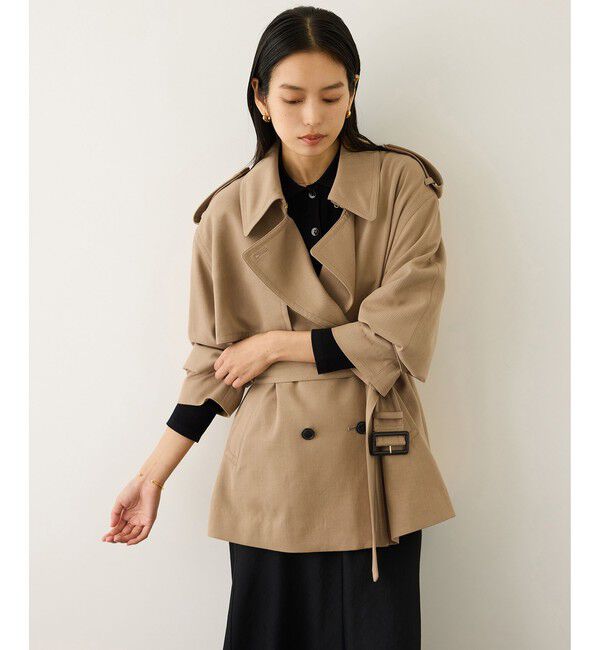 ROPE「【MANTECO(マンテコ)】テンセルウール スプリングトレンチコート」|トレンチコート|