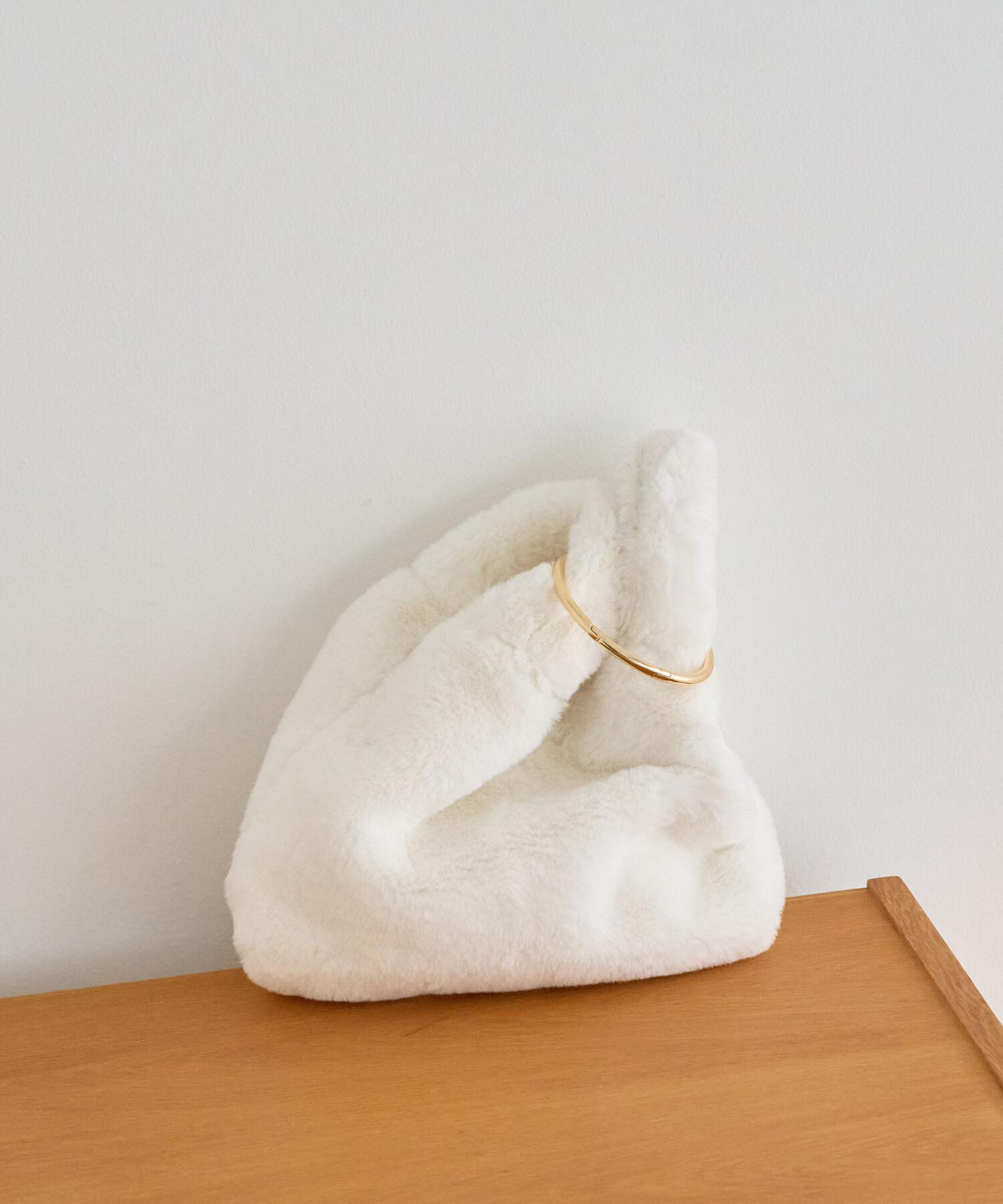 VIS「【マルチWAY】ファーバック」|ハンドバッグ|オフホワイト(15)