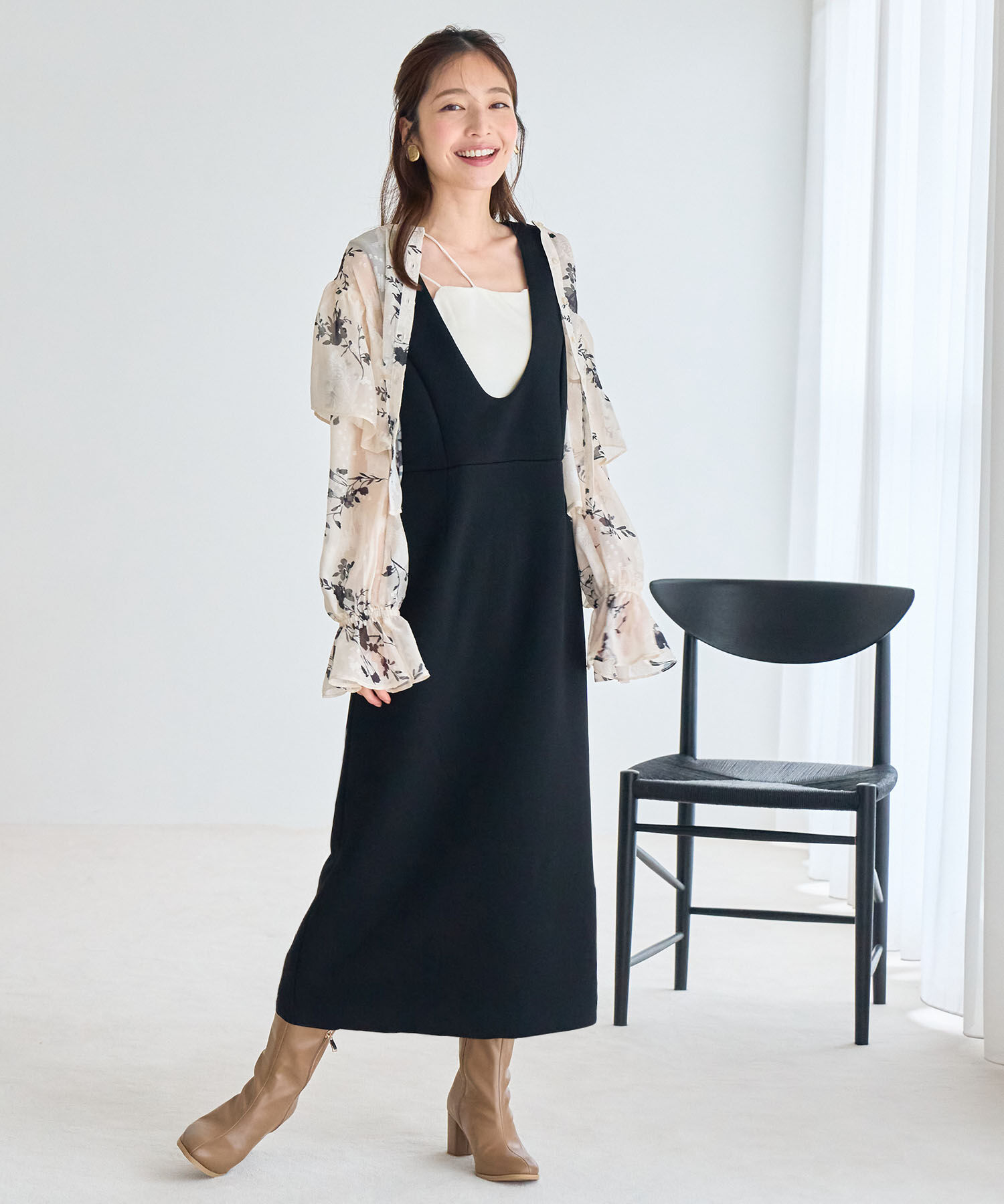 VIS「ソフトヒールショートブーツ」|ロングブーツ|