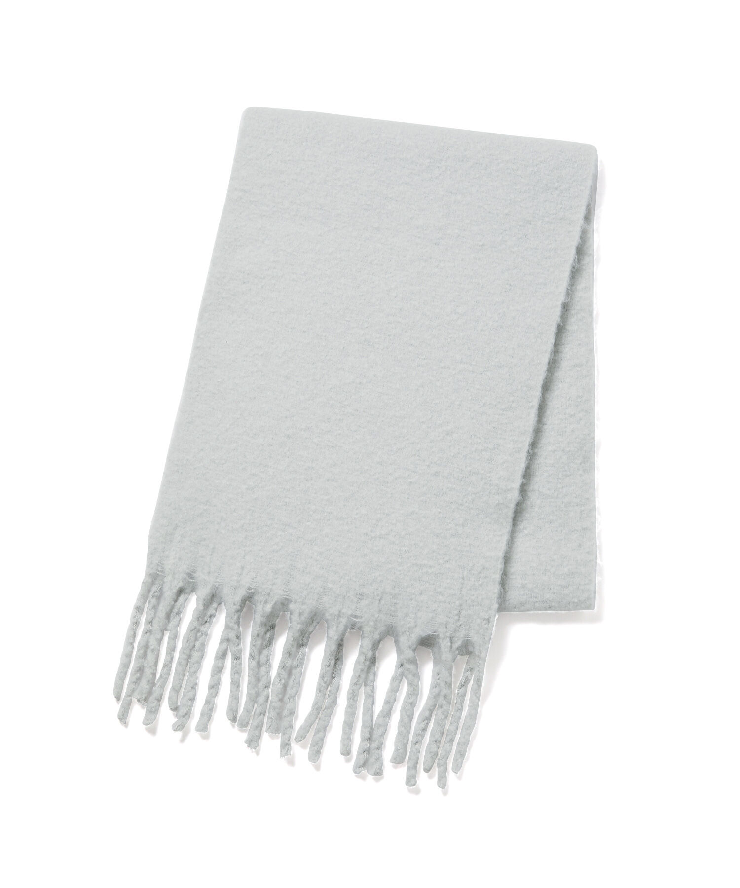 VIS「【リサイクルポリ】ふわふわ太フリンジマフラー」|マフラー|