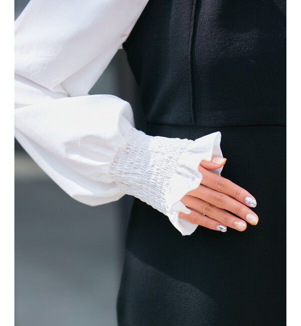 VIS「【VIS DRESS】バックリボンドッキングマーメイドワンピース」|ワンピース|