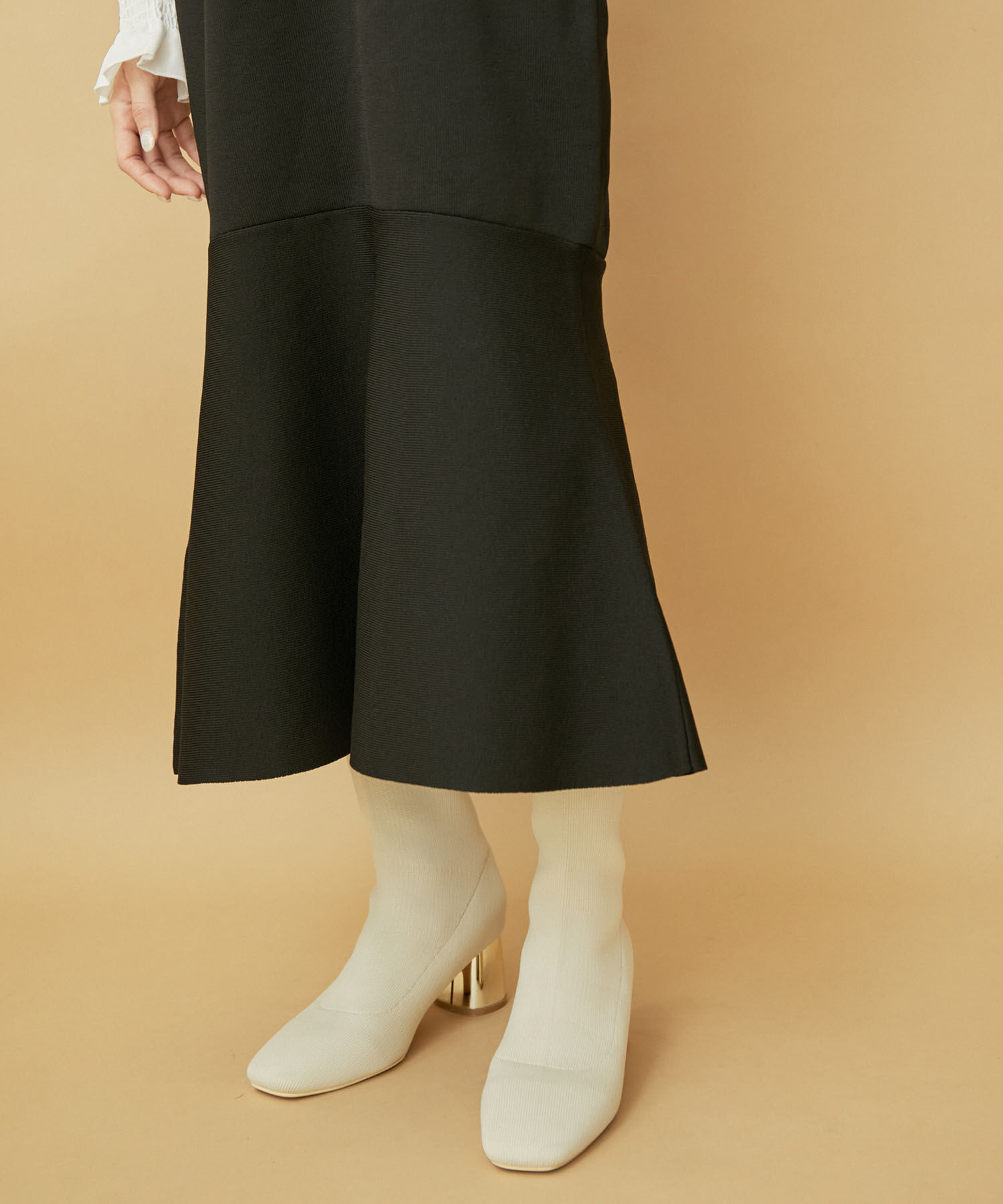 VIS「【VIS DRESS】バックリボンドッキングマーメイドワンピース」|ワンピース|