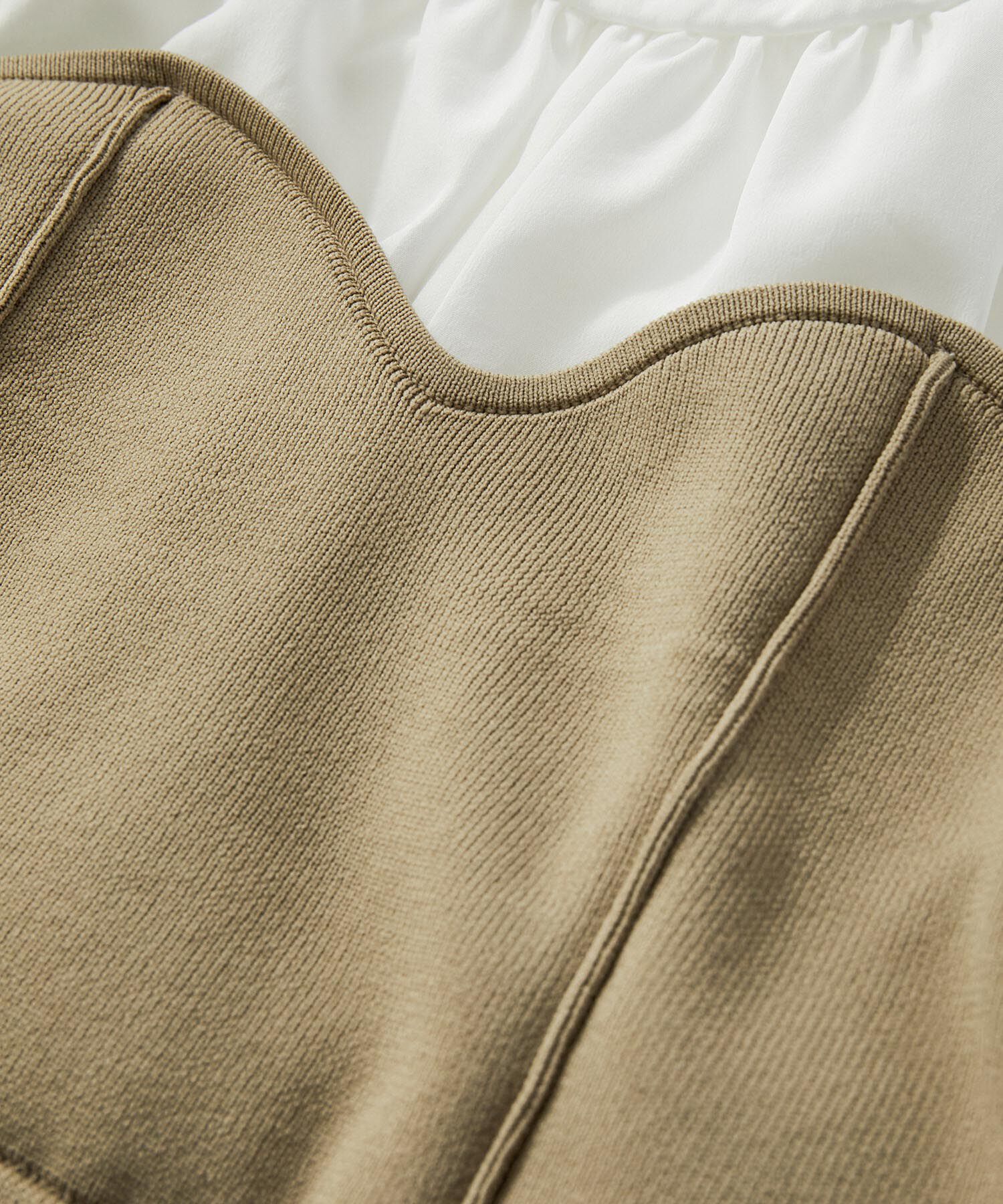 VIS「【VIS DRESS】バックリボンドッキングマーメイドワンピース」|ワンピース|