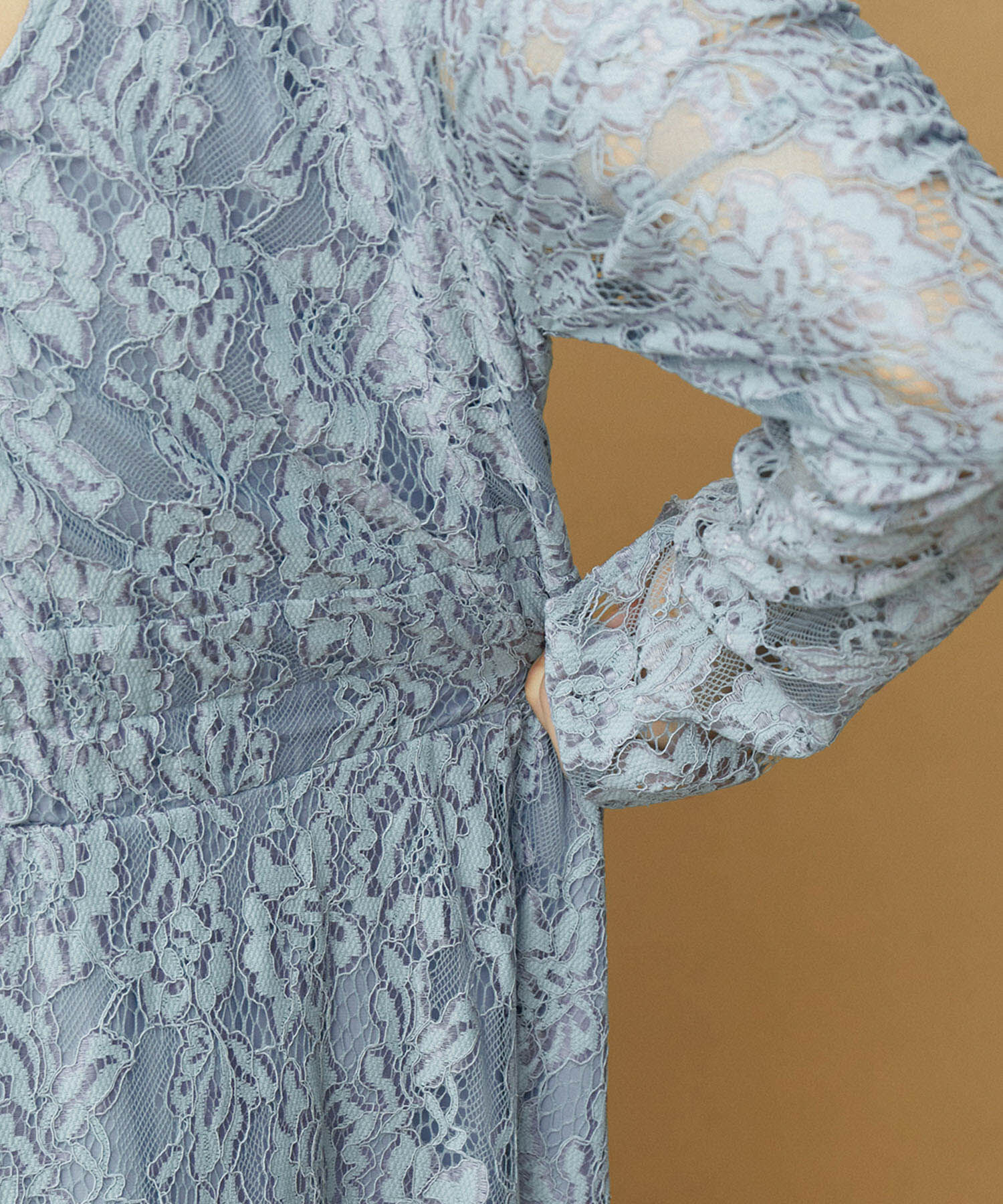 VIS「【VIS DRESS】総レースバックオープンワンピース」|ワンピース|