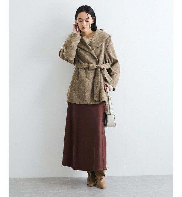 VIS「毛混ショールカラーコート」|その他|