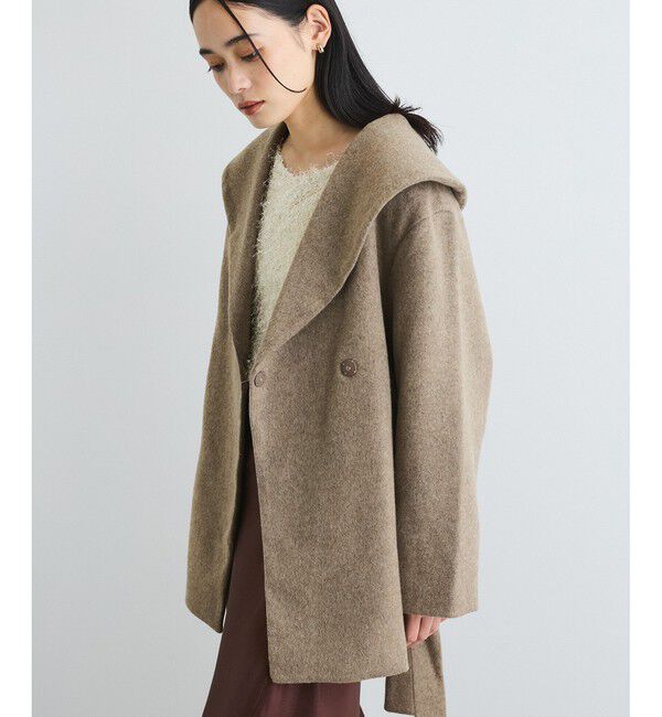 VIS「毛混ショールカラーコート」|その他|