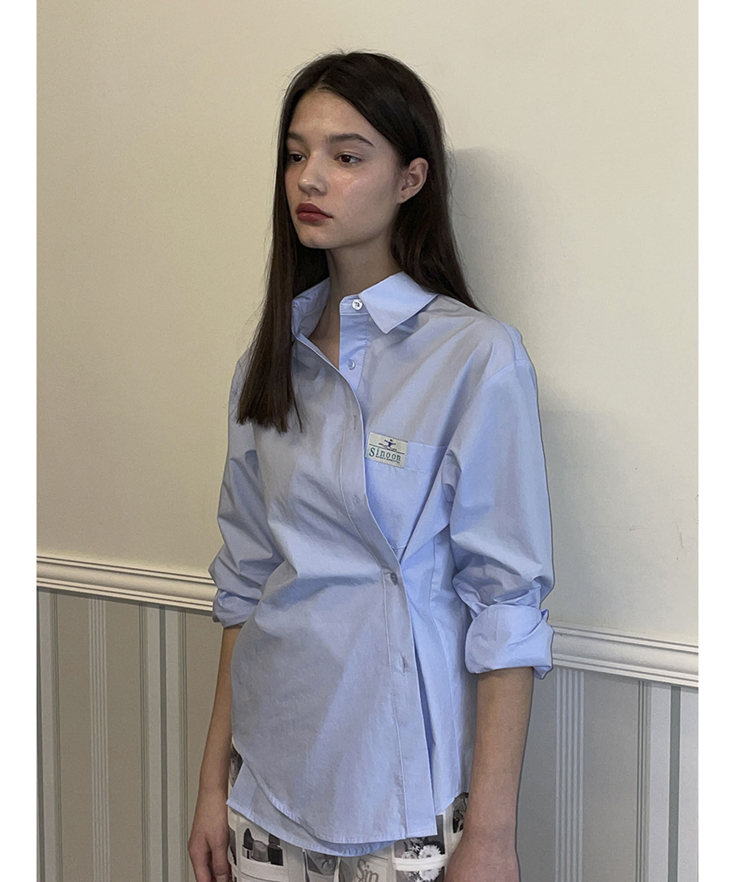 VIS「【韓国人気ブランド/sinoon】クラシックコットンシャツ」|シャツ・ブラウス|