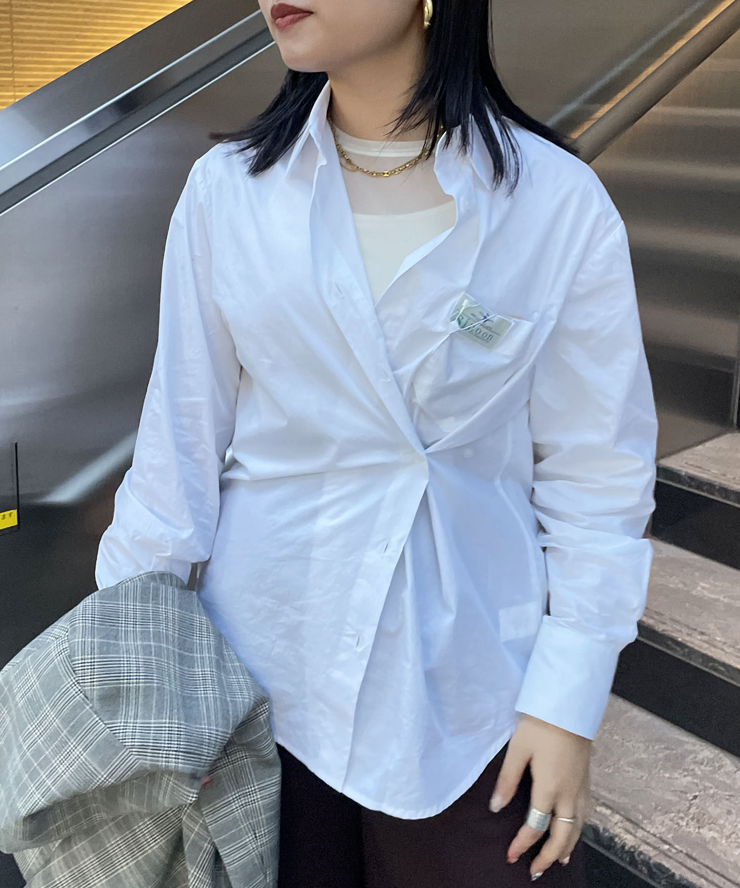 VIS「【韓国人気ブランド/sinoon】クラシックコットンシャツ」|シャツ・ブラウス|