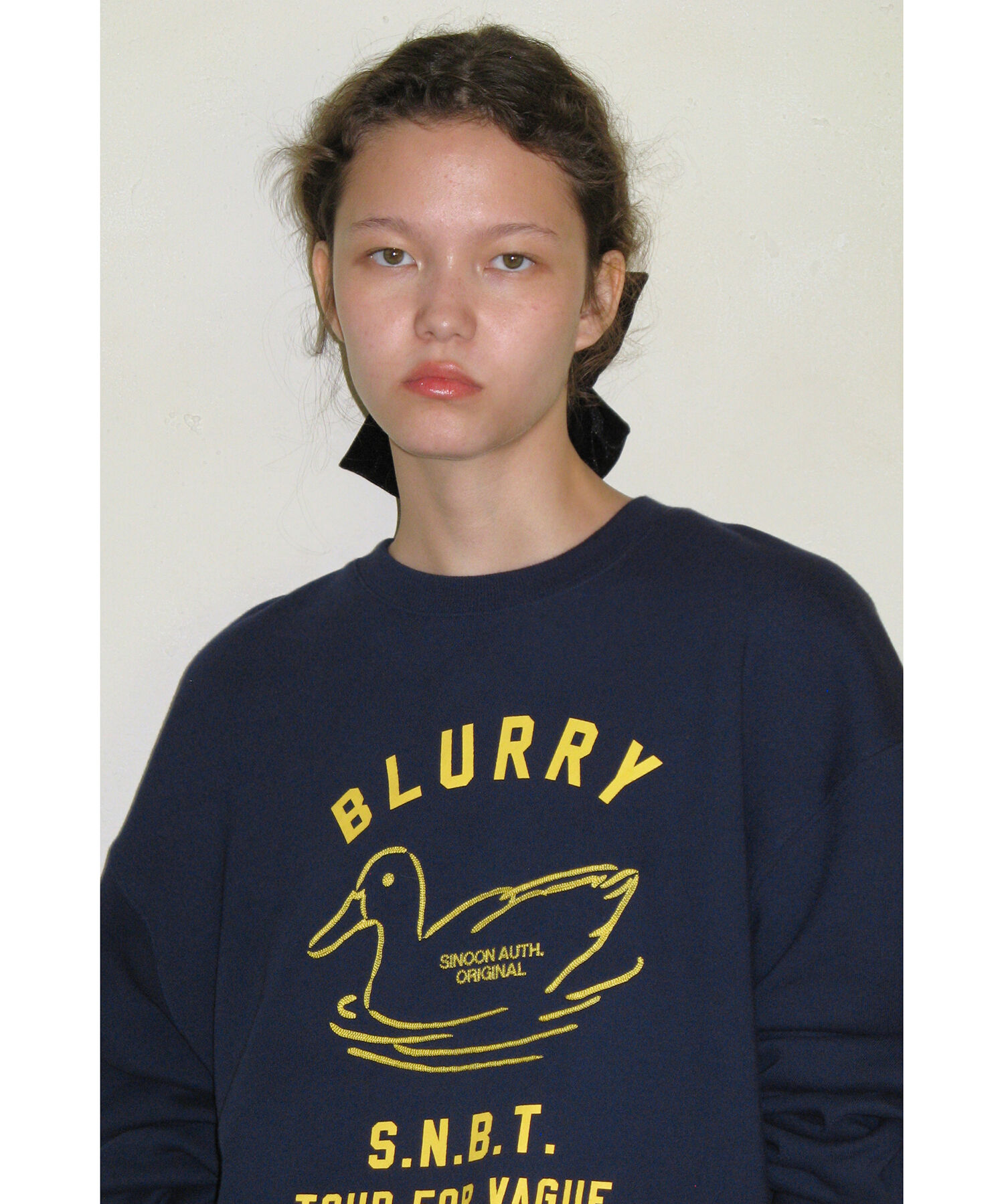 VIS「【韓国人気ブランド/sinoon】プリントスウェットプルオーバー【洗える】」|スウェット・ジャージ|