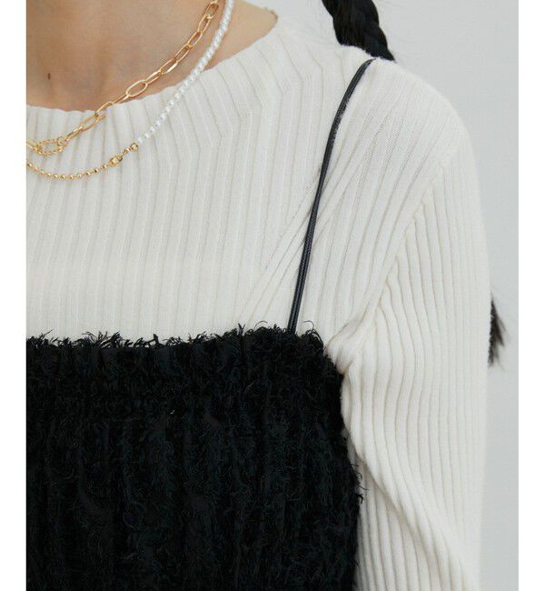 VIS「フリンジキャミチュニック」|チュニック|