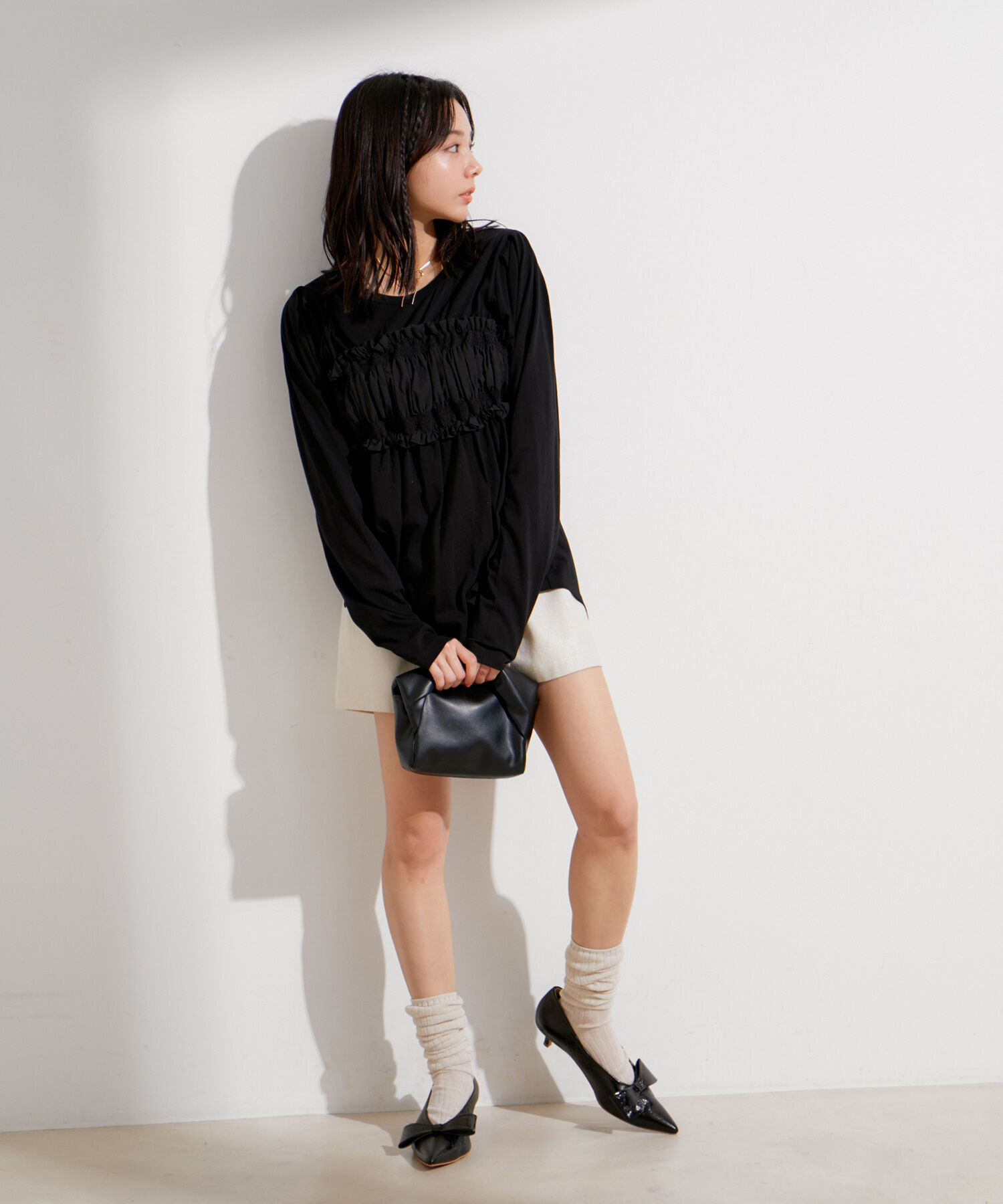 Juze「ビッグリボンパンプス【 インフルエンサーりぃさん着用 】」|パンプス|