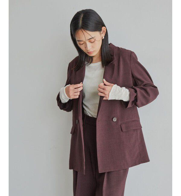 VIS「美easyテーラードジャケット【洗える】」|テーラードジャケット|
