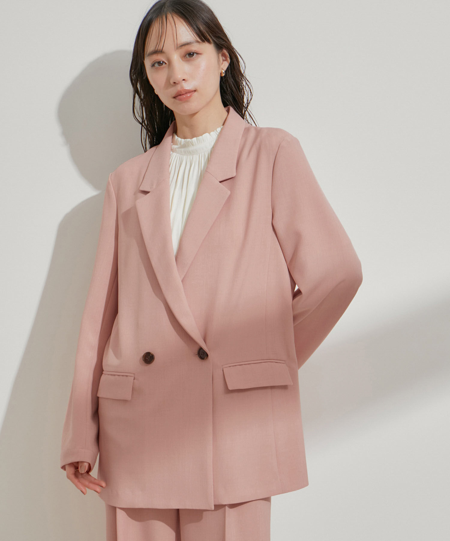VIS「美easyテーラードジャケット【洗える】」|テーラードジャケット|