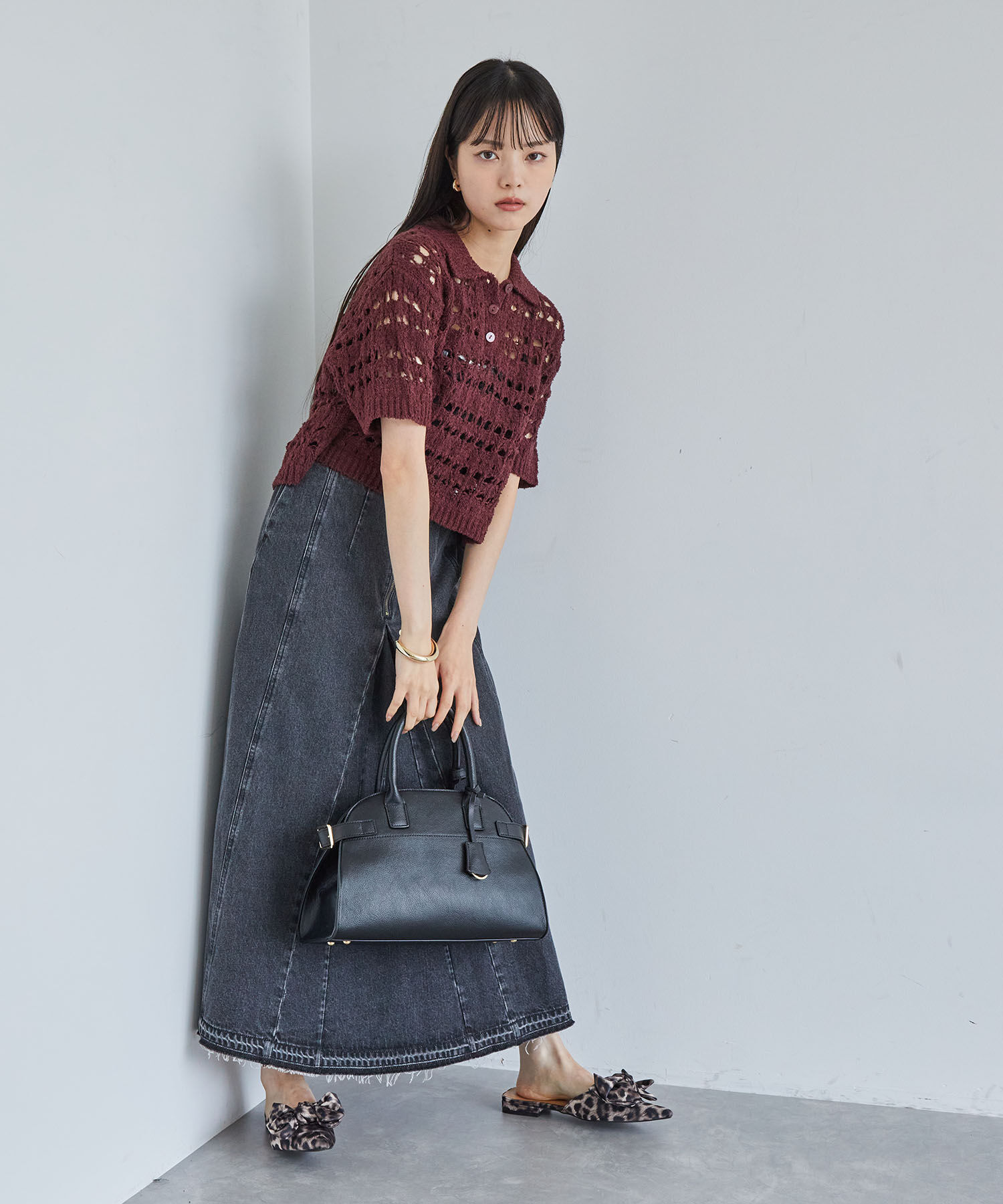 VIS「ファンシーヤーンニットポロ」|その他|