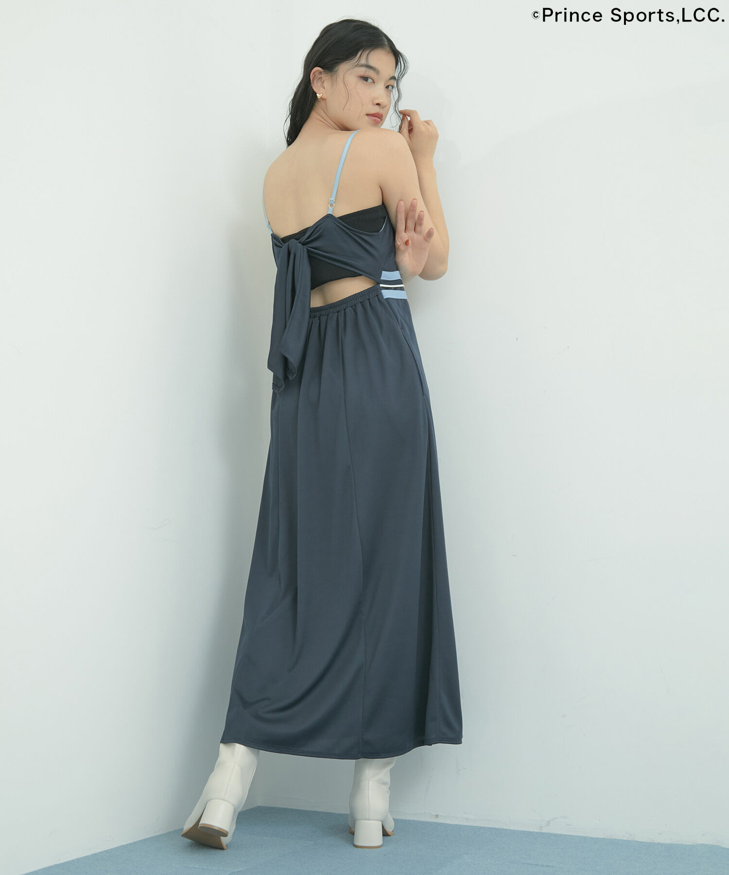 VIS「【Prince】VIS別注ラインキャミワンピース」|ワンピース|