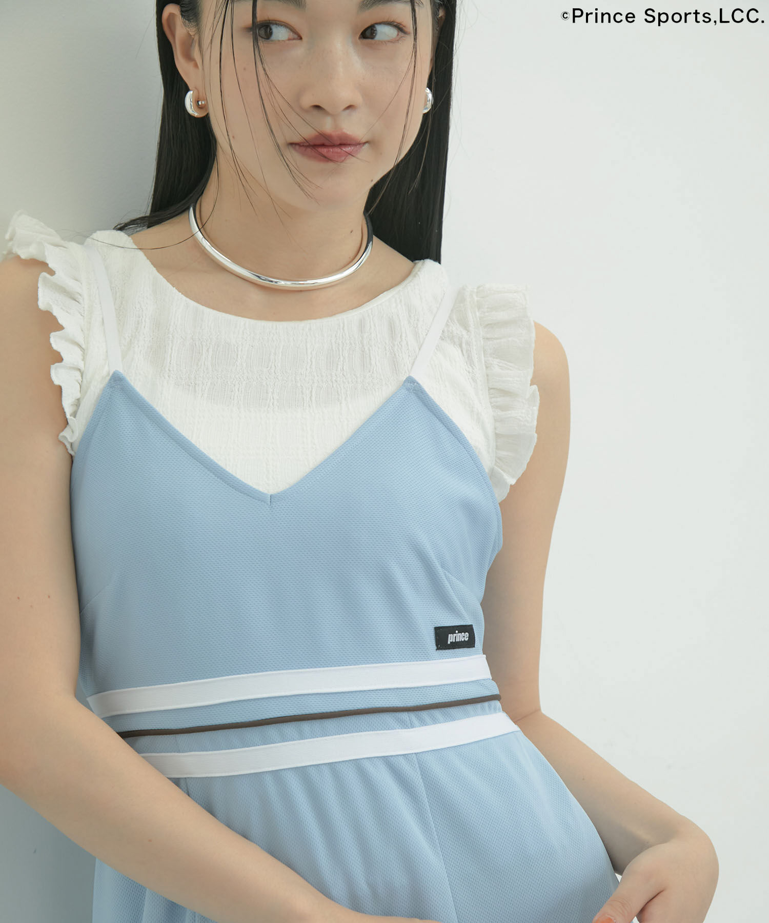 VIS「【Prince】VIS別注ラインキャミワンピース」|ワンピース|