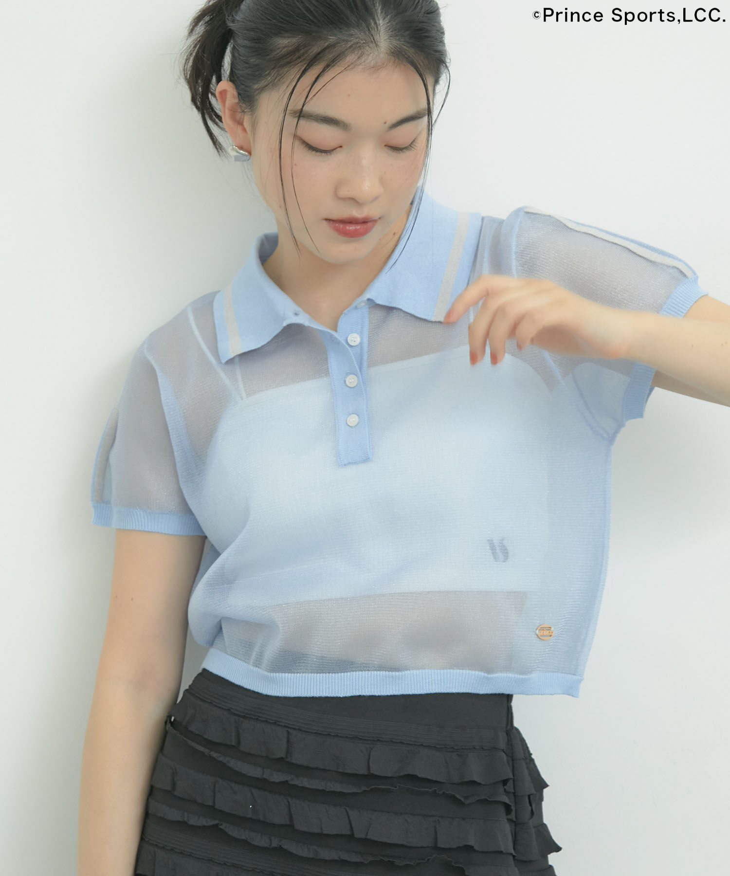 VIS「【Prince】VIS別注ラメシアーポロシャツ」|ポロシャツ|