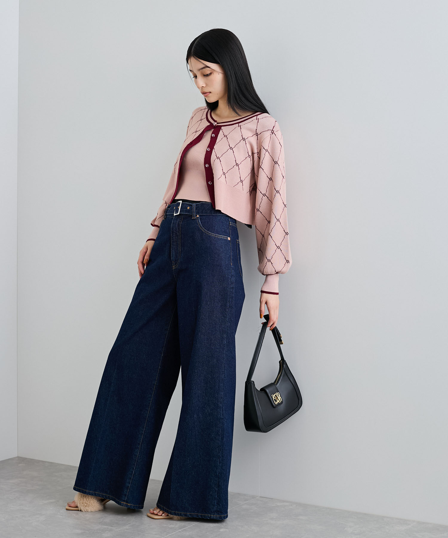 VIS「【SET】モノグラムニットアンサンブル【WEB/一部店舗限定】」|その他|