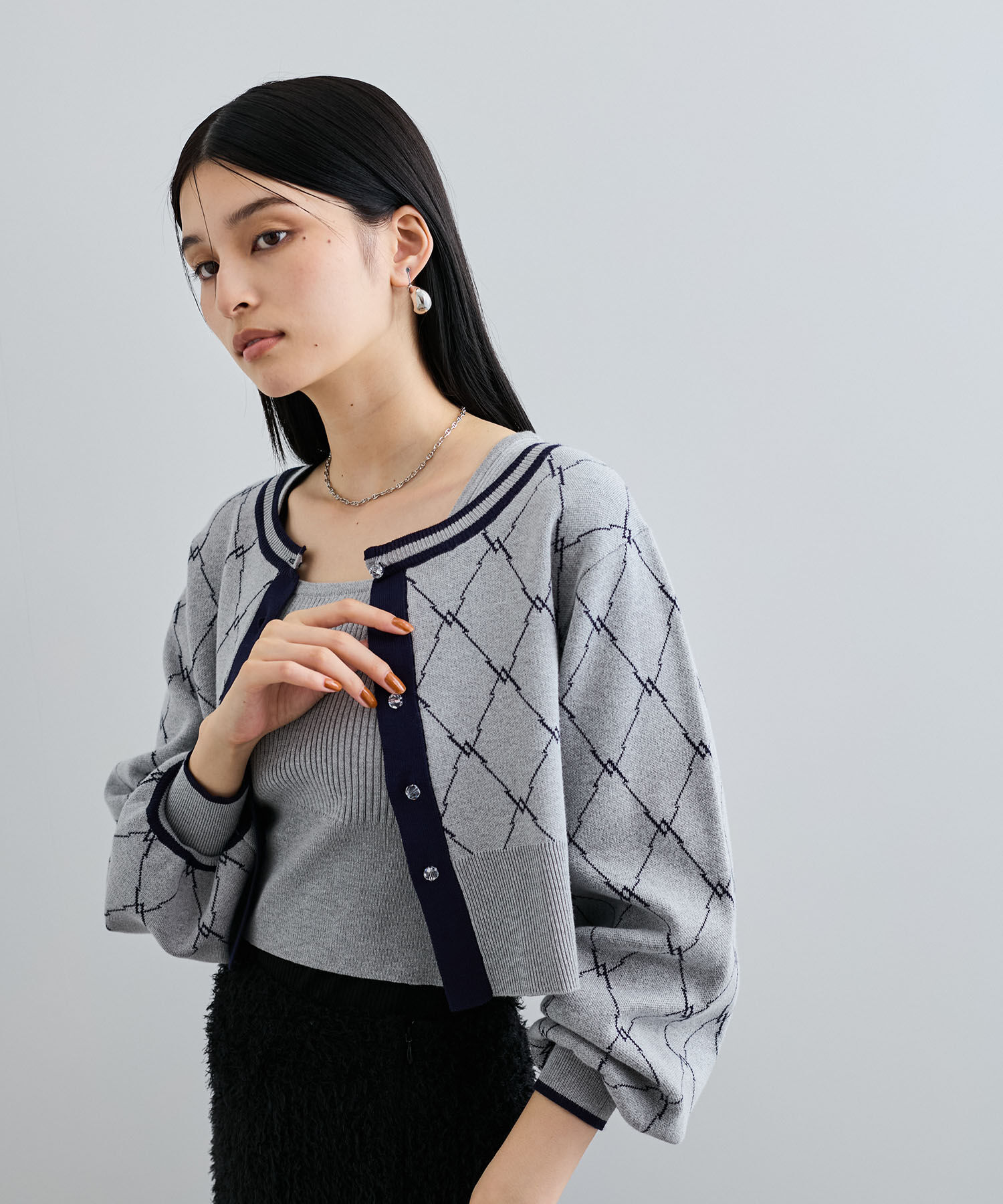 VIS「【SET】モノグラムニットアンサンブル【WEB/一部店舗限定】」|その他|