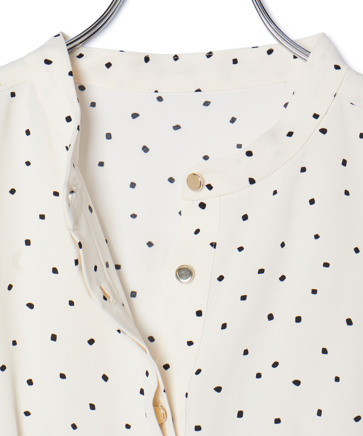 VIS「【洗える】ウエストタックブラウス」|シャツ・ブラウス|