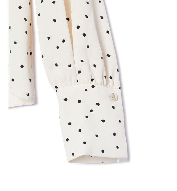 VIS「【洗える】ウエストタックブラウス」|シャツ・ブラウス|