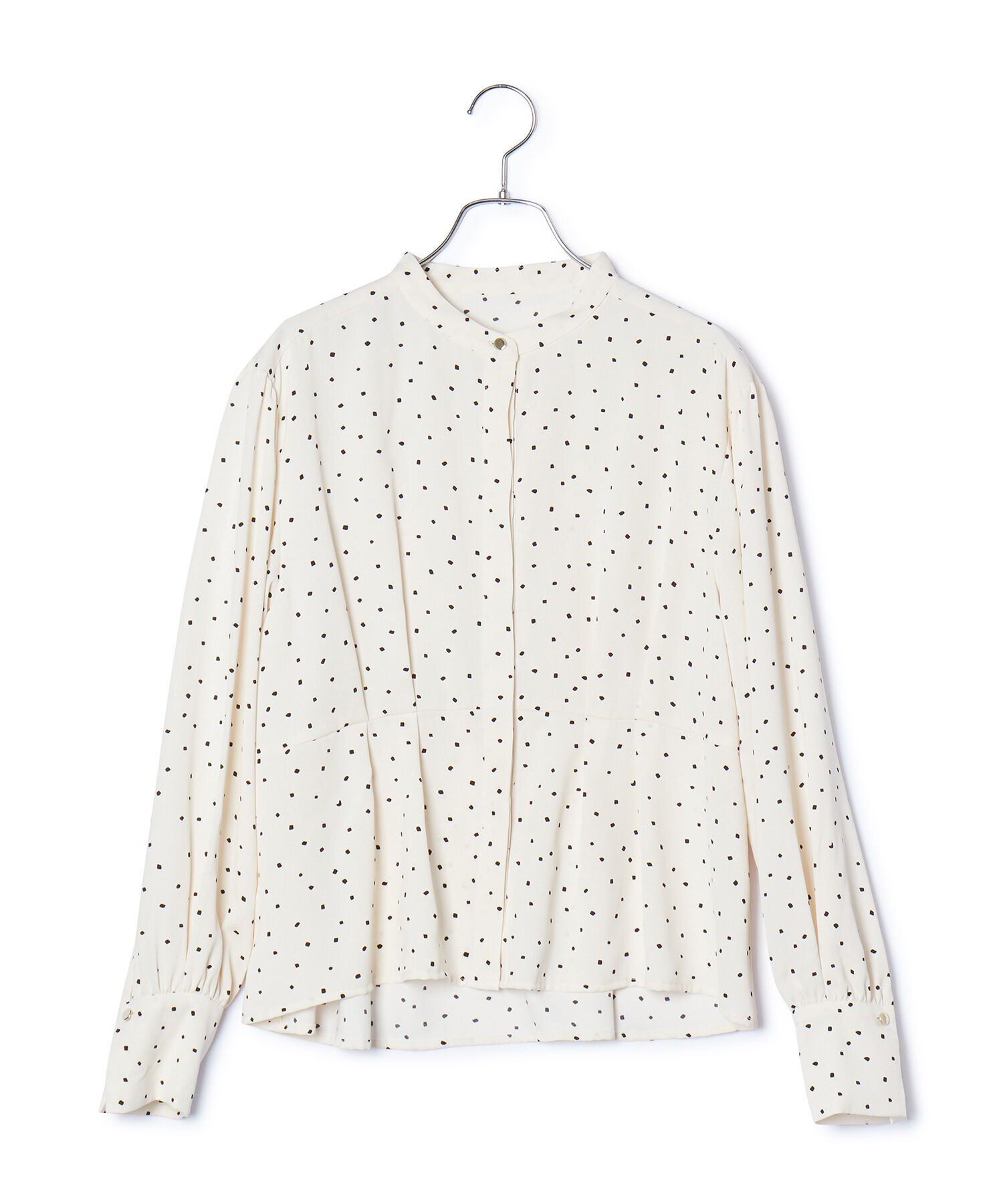 VIS「【洗える】ウエストタックブラウス」|シャツ・ブラウス|