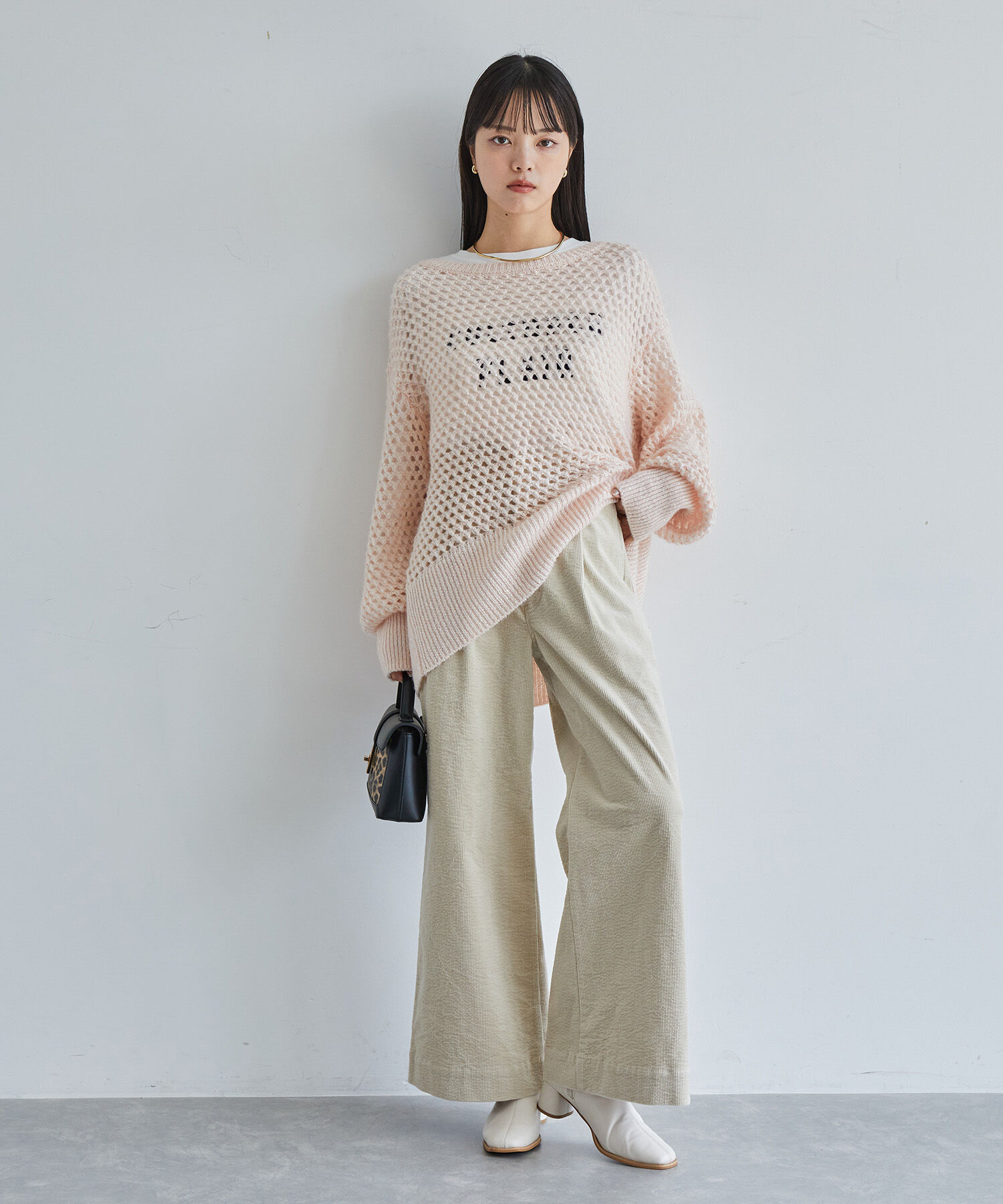 VIS「細コーデュロイワイドパンツ」|スラックス|