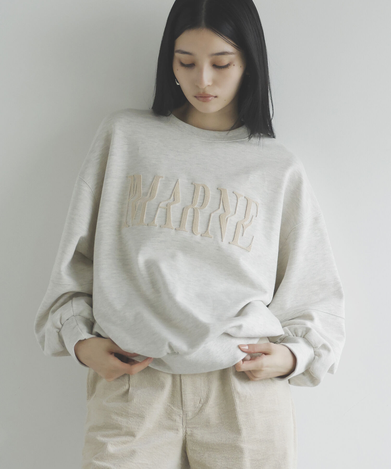 VIS「【新色追加】【選べる4色】裏毛スウェットプルオーバー」|スウェット・ジャージ|キナリ系(17)