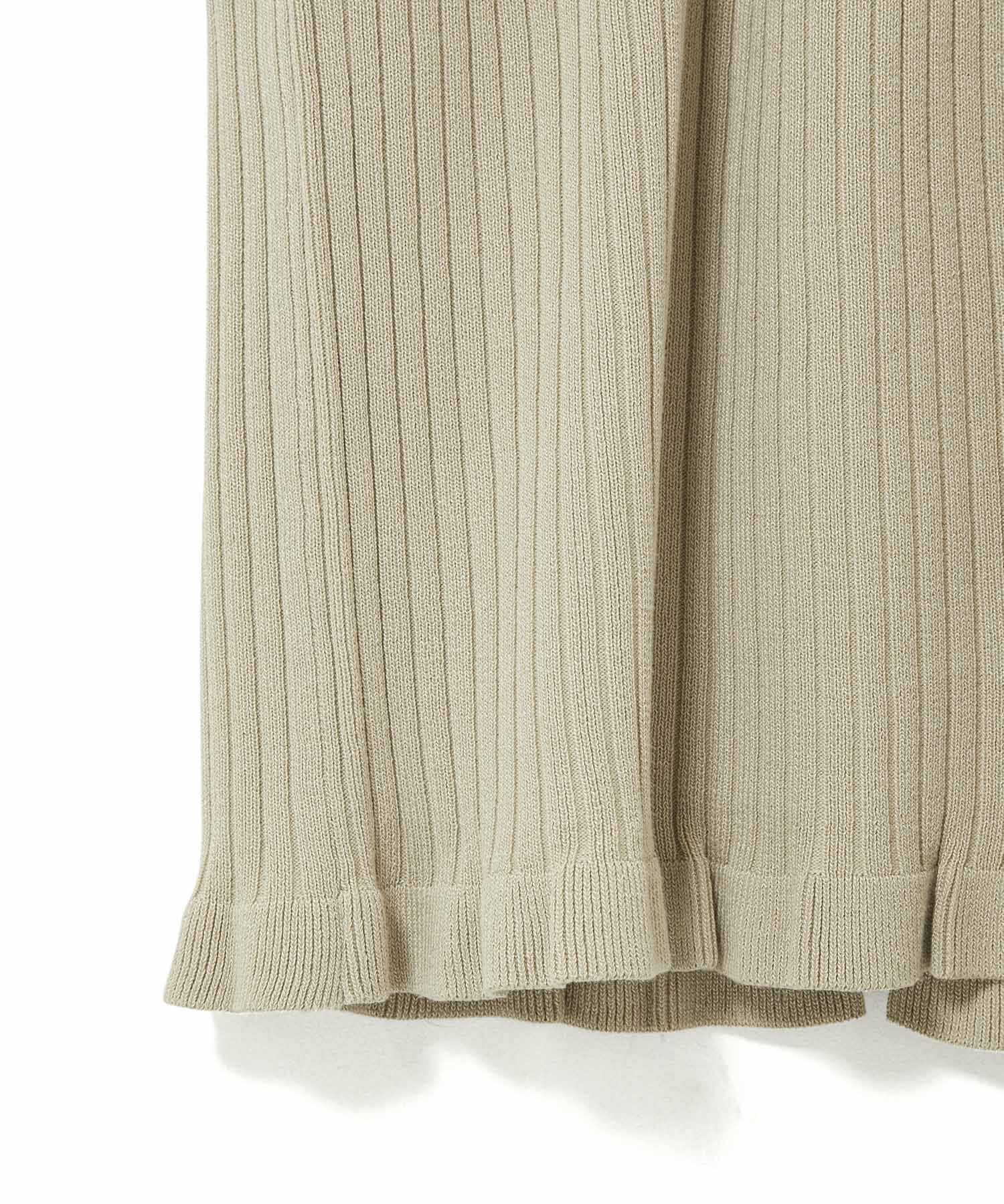 VIS「【SET】ビスチェセット裾ミニフリルリブニットワンピース」|ワンピース|