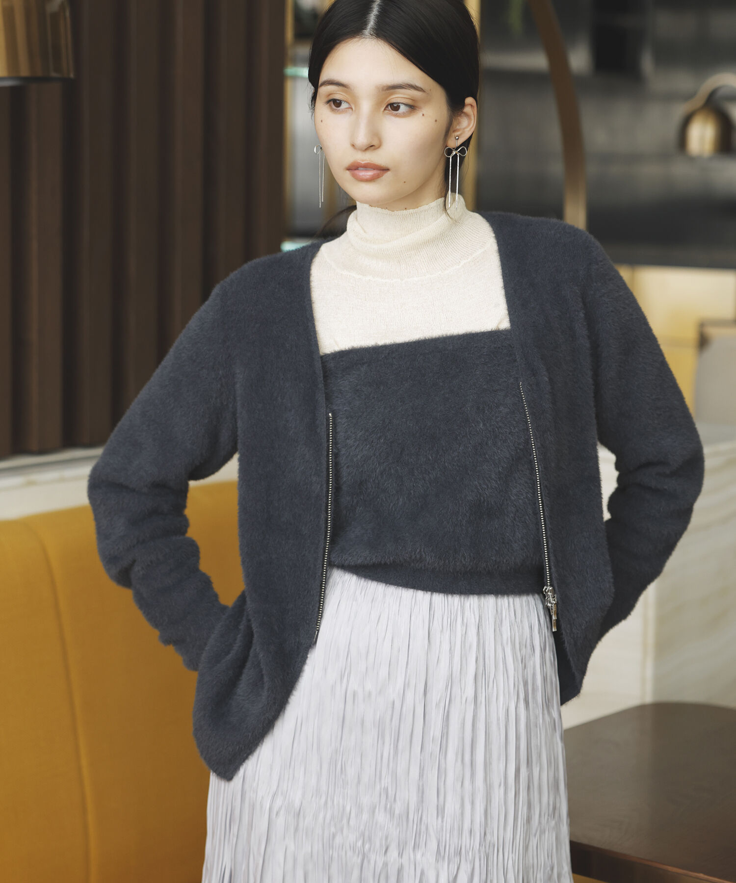 VIS「【SET】ビスチェセットカーディガン」|ニット・セーター|