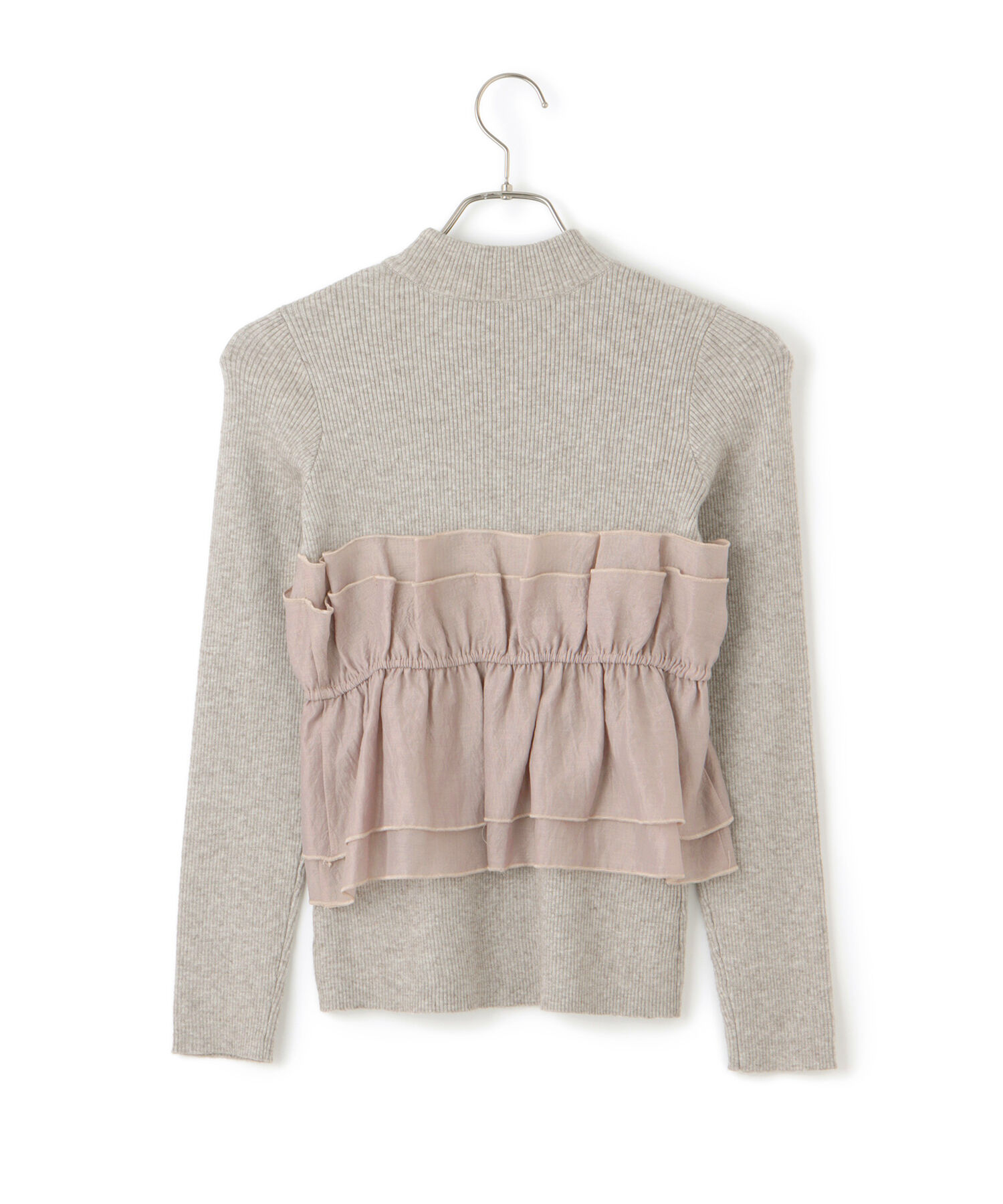 VIS「旬なレイヤードスタイルが叶う！ビスチェドッキングニット/洗える」|ニット・セーター|