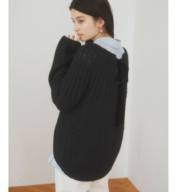 VIS「バックリボンHUGニット」|ニット・セーター|クロメイン