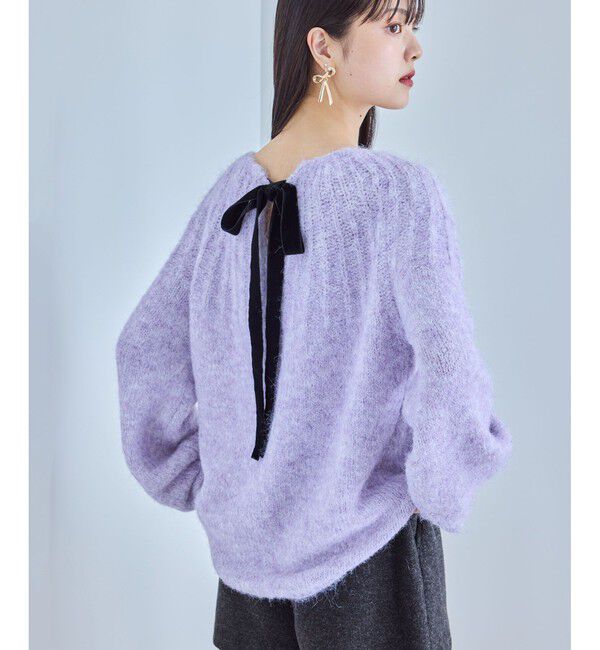 VIS「バックリボンHUGニット」|ニット・セーター|