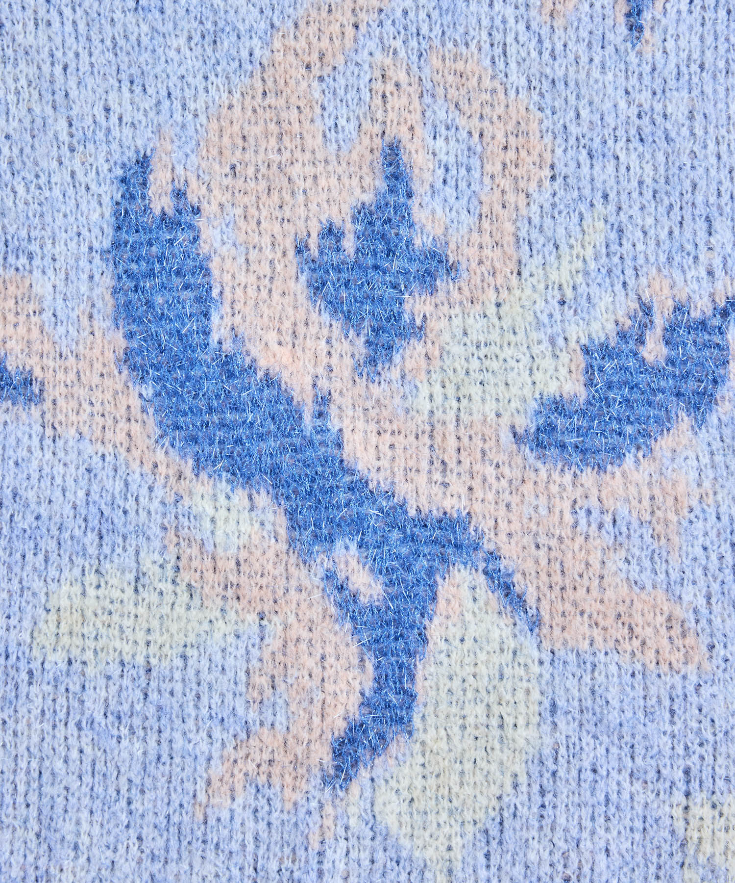 VIS「フラワージャガードニットプルオーバー」|ニット・セーター|