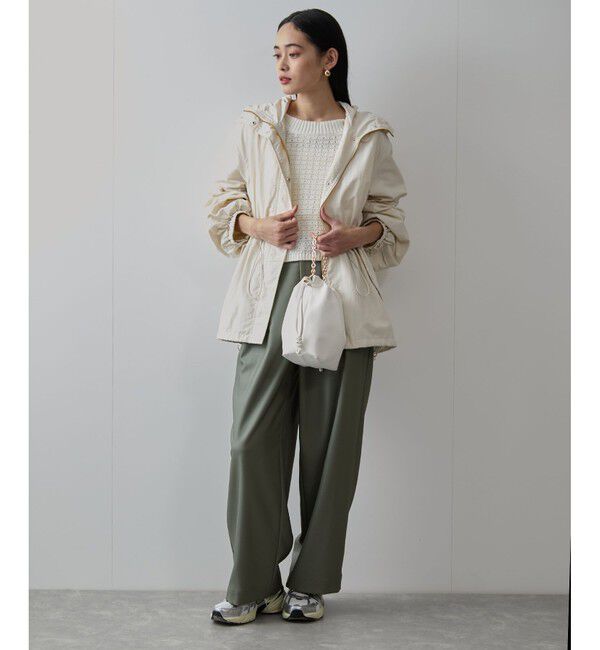 VIS「【定番人気】【撥水/花粉ガード】ウエストドロストマウンテンパーカー スプリングコート」|その他|