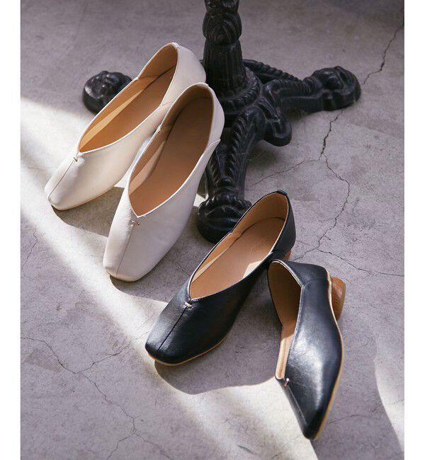 VIS「メタルポイントバブーシュ」|パンプス|