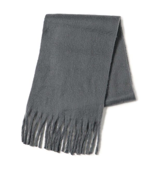 VIS「ふっくら柔らか無地フリンジストール」|ストール|