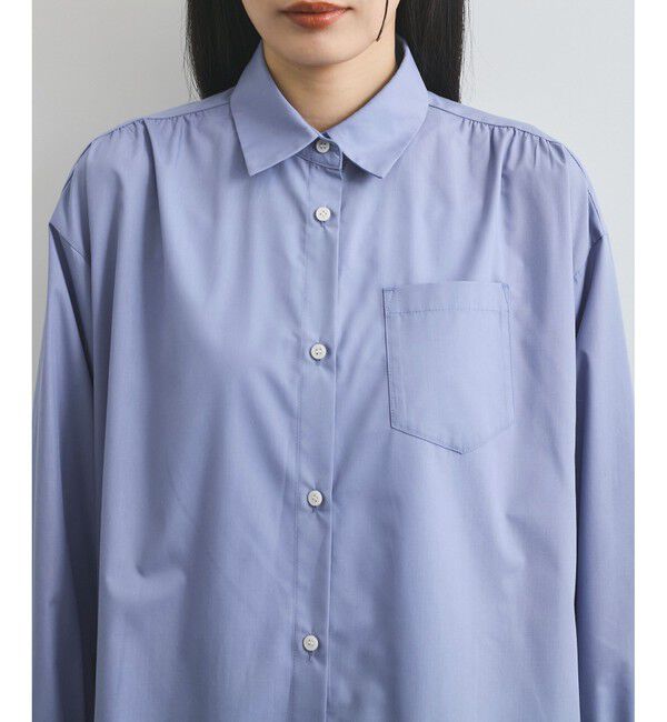 VIS「【洗える】プリーツスリーブフレアーシャツ」|シャツ・ブラウス|