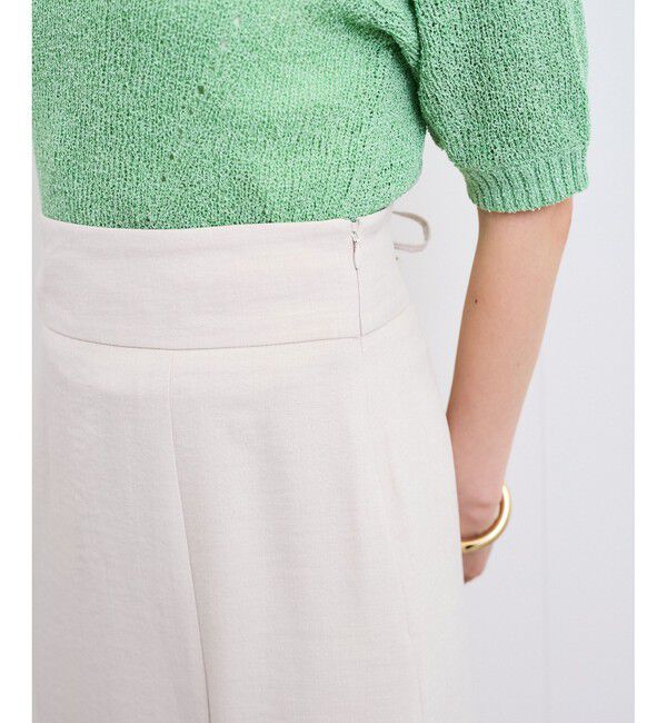 VIS「【美easy】リネンライクマーメイドスカート【洗える】【セットアップ対応】」|スカート|