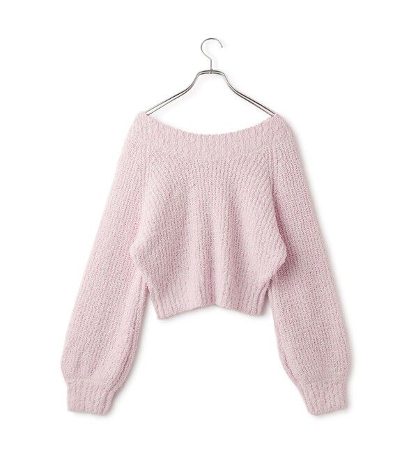 VIS「ユルネックポコポコヤーンニットプルオーバー」|ニット・セーター|