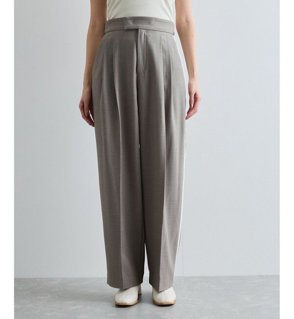 VIS「へリンボーンストレートラインパンツ」|チノ|