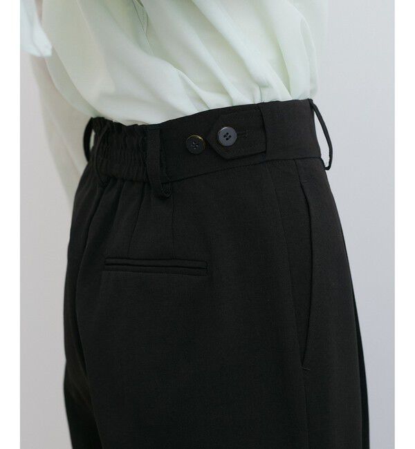 VIS「美easyリネンライクワイドパンツ/イージーケア・接触冷感・セットアップ対応」|スラックス|