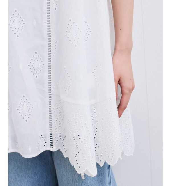 VIS「カットワークレースキャミミニワンピース」|ワンピース|