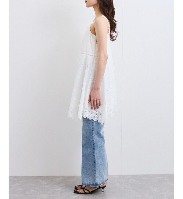 VIS「カットワークレースキャミミニワンピース」|ワンピース|