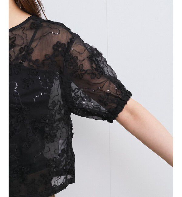 VIS「コード刺繍シアープルオーバー」|Tシャツ・カットソー|