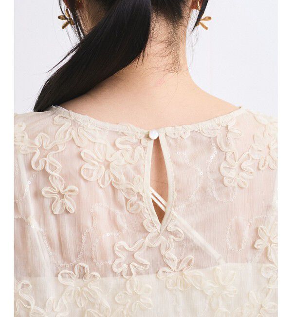 VIS「コード刺繍シアープルオーバー」|Tシャツ・カットソー|