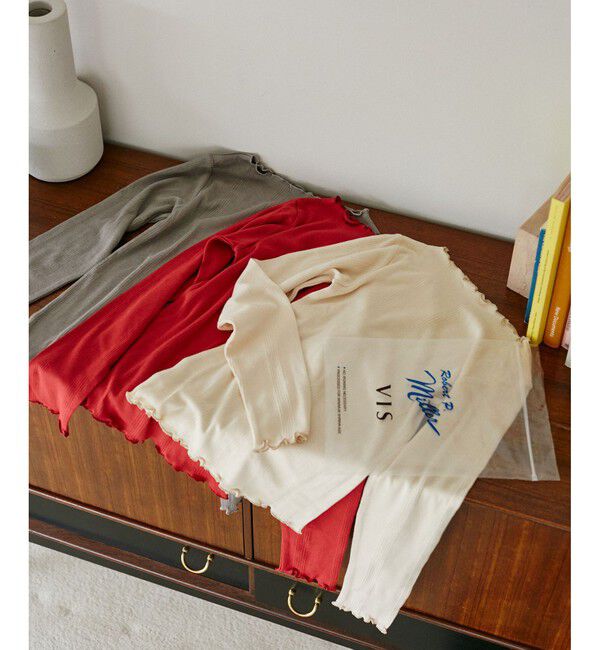 VIS「【Miller】VIS別注モデルボートネックメロープルオーバー【洗える】」|Tシャツ・カットソー|
