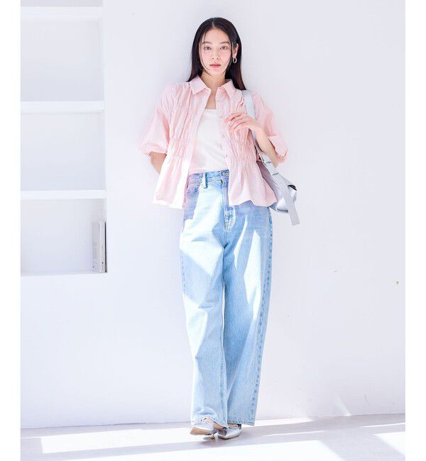 VIS「シャーリングバルーンシャツ」|シャツ・ブラウス|