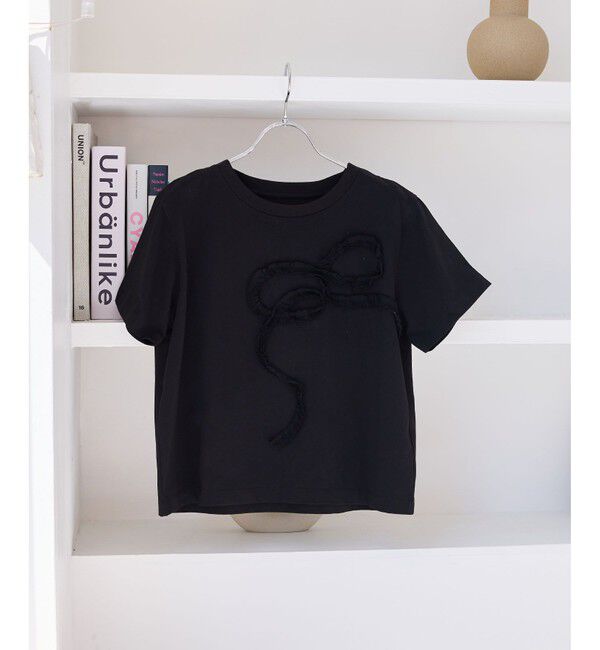 VIS「フリルテープ刺繍アソートTシャツ」|Tシャツ・カットソー|