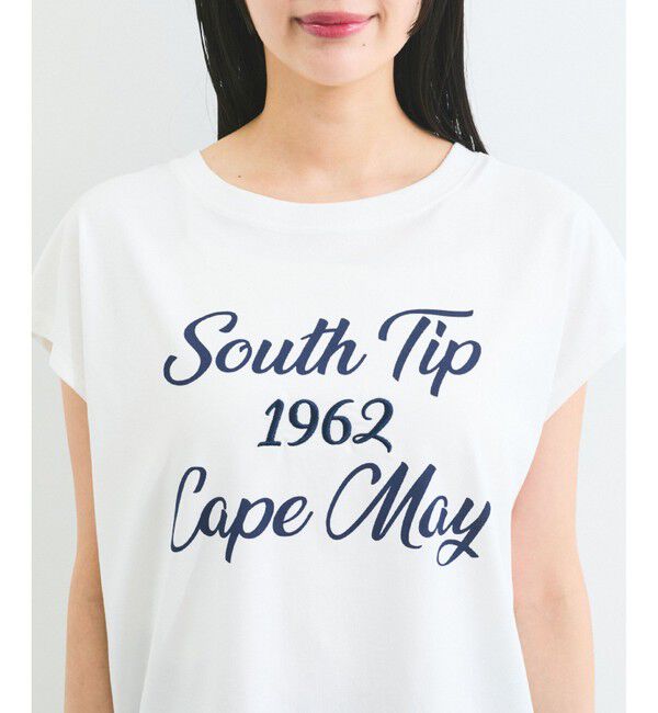 VIS「フレンチスリーブロゴアソートTシャツ」|Tシャツ・カットソー|